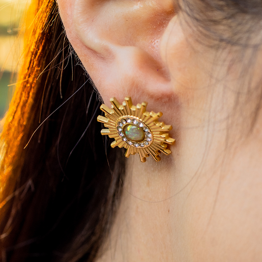 Aretes Inspirados en la Custodia del Santisimo Sacramento