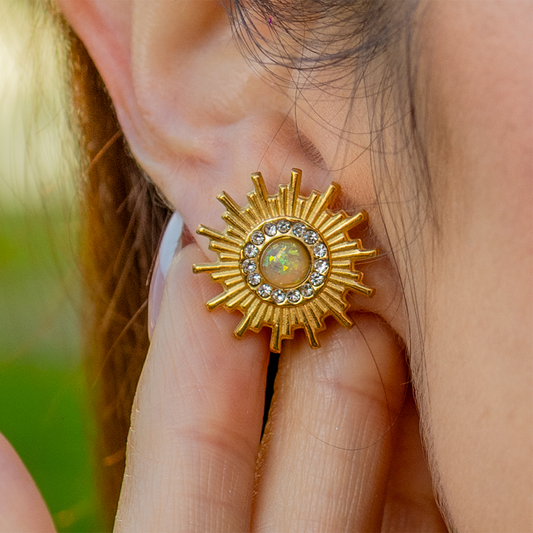 Aretes Inspirados en la Custodia del Santisimo Sacramento